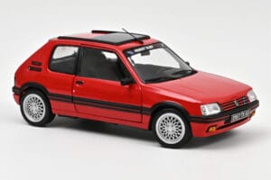 Peugeot 205 GTi 1.9 PTS Deco Vallelunga Червен Norev 1:18 184846 Метал