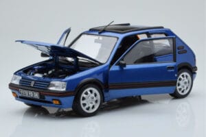 Peugeot 205 GTi 1.9 С Панорамен Покрив Miami Син Norev 1:18 184844 Метал — снимка 2 от 8