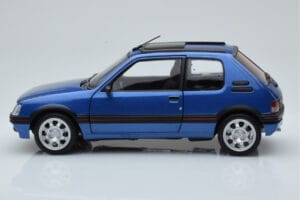 Peugeot 205 GTi 1.9 С Панорамен Покрив Miami Син Norev 1:18 184844 Метал — снимка 4 от 8