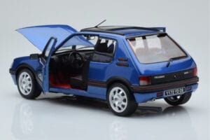 Peugeot 205 GTi 1.9 С Панорамен Покрив Miami Син Norev 1:18 184844 Метал — снимка 5 от 8