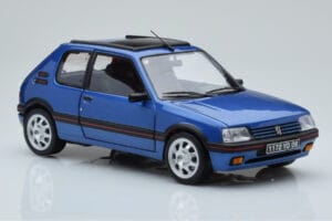 Peugeot 205 GTi 1.9 С Панорамен Покрив Miami Син Norev 1:18 184844 Метал — снимка 6 от 8