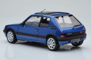 Peugeot 205 GTi 1.9 С Панорамен Покрив Miami Син Norev 1:18 184844 Метал — снимка 7 от 8