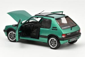 Peugeot 205 GTi Griffe С Панорамен Покрив Зелен Norev 1:18 184847 Метал — снимка 2 от 3