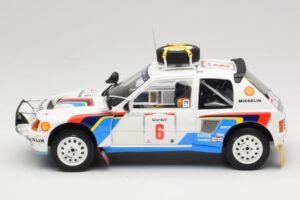 Peugeot 205 T16 Peugeot Talbot Sport T. Salonen / S. Harjanne Safari Rally 1985 Otto 1:18 OT1161 Смола — снимка 3 от 6