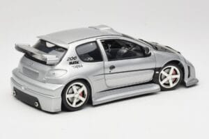 Peugeot 206 MTK Сребрист Solido 1:18 1817 Метал — снимка 3 от 8