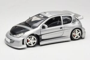Peugeot 206 MTK Сребрист Solido 1:18 1817 Метал