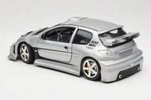 Peugeot 206 MTK Сребрист Solido 1:18 1817 Метал — снимка 7 от 8