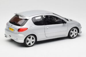 Peugeot 206 RC Aluminium Сребристо Norev 1:18 184726 Метал — снимка 3 от 8