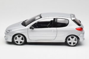 Peugeot 206 RC Aluminium Сребристо Norev 1:18 184726 Метал — снимка 4 от 8