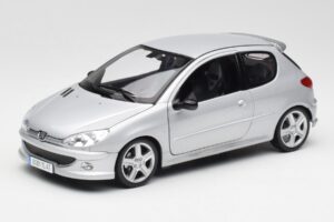 Peugeot 206 RC Aluminium Сребристо Norev 1:18 184726 Метал