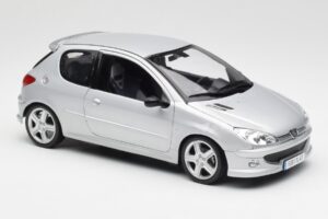 Peugeot 206 RC Aluminium Сребристо Norev 1:18 184726 Метал — снимка 6 от 8