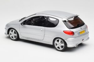 Peugeot 206 RC Aluminium Сребристо Norev 1:18 184726 Метал — снимка 7 от 8