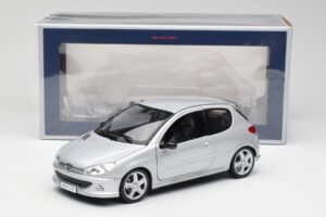 Peugeot 206 RC Aluminium Сребристо Norev 1:18 184726 Метал — снимка 8 от 8