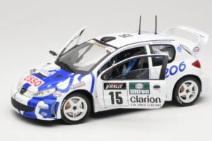 Peugeot 206 WRC #15 G. Panizzi / H. Panizzi WRC 1999 Solido 1:18 9016 Метал — снимка 2 от 8
