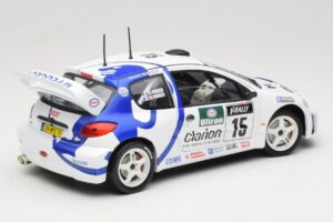 Peugeot 206 WRC #15 G. Panizzi / H. Panizzi WRC 1999 Solido 1:18 9016 Метал — снимка 3 от 8