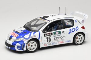 Peugeot 206 WRC #15 G. Panizzi / H. Panizzi WRC 1999 Solido 1:18 9016 Метал