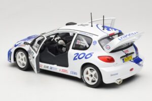 Peugeot 206 WRC #15 G. Panizzi / H. Panizzi WRC 1999 Solido 1:18 9016 Метал — снимка 5 от 8