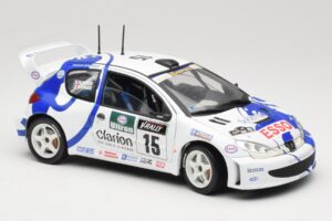 Peugeot 206 WRC #15 G. Panizzi / H. Panizzi WRC 1999 Solido 1:18 9016 Метал — снимка 6 от 8