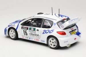 Peugeot 206 WRC #15 G. Panizzi / H. Panizzi WRC 1999 Solido 1:18 9016 Метал — снимка 7 от 8