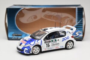 Peugeot 206 WRC #15 G. Panizzi / H. Panizzi WRC 1999 Solido 1:18 9016 Метал — снимка 8 от 8