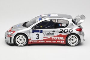 Peugeot 206 WRC #3 G. Panizzi / H. Panizzi Rally Tour de Corse 2002 Otto 1:18 OT1085 Смола — снимка 3 от 6