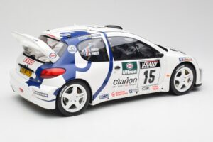 Peugeot 206 WRC G. Panizzi / H. Panizzi Tour de Corse 1999 Otto 1:12 G081 Смола — снимка 2 от 6