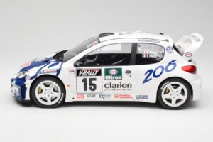Peugeot 206 WRC G. Panizzi / H. Panizzi Tour de Corse 1999 Otto 1:12 G081 Смола — снимка 3 от 6