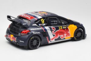 Peugeot 208 WRX #9 S. Loeb World RX of Belgium 2018 Otto 1:18 OT455 Смола — снимка 2 от 6