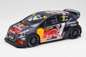 Peugeot 208 WRX #9 S. Loeb World RX of Belgium 2018 Otto 1:18 OT455 Смола