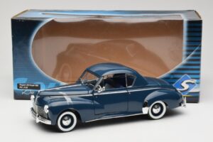 Peugeot 302 Coupe Син Solido 1:18 8168 Метал — снимка 8 от 8