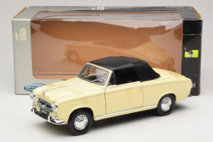 Peugeot 403 Кабриолет Бежов Welly 1:18 12551HW Метал — снимка 6 от 6