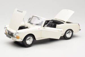 Peugeot 404 Кабриолет Бял Norev 1:18 184746 Метал — снимка 2 от 8