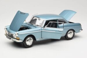 Peugeot 404 Coupe Синьо Norev 1:18 184745 Метал — снимка 2 от 8