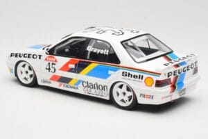 Peugeot 405 Mi16 #45 Team Peugeot Talbot Sport R. Gravett BTCC 1992 Otto 1:18 OT1141 Смола — снимка 5 от 6