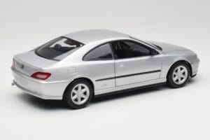 Peugeot 406 Coupe Сребрист Gate 1:18 01024 Метал — снимка 3 от 8