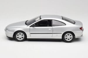 Peugeot 406 Coupe Сребрист Gate 1:18 01024 Метал — снимка 4 от 8