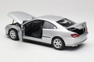 Peugeot 406 Coupe Сребрист Gate 1:18 01024 Метал — снимка 5 от 8