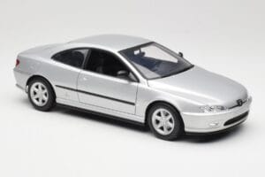 Peugeot 406 Coupe Сребрист Gate 1:18 01024 Метал — снимка 6 от 8