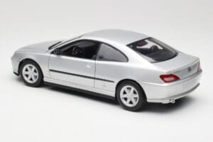 Peugeot 406 Coupe Сребрист Gate 1:18 01024 Метал — снимка 7 от 8