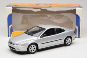 Peugeot 406 Coupe Сребрист Gate 1:18 01024 Метал — снимка 8 от 8
