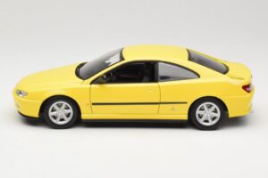 Peugeot 406 Coupe Жълт Gate 1:18 01022 Метал — снимка 4 от 8