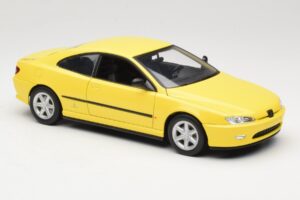 Peugeot 406 Coupe Жълт Gate 1:18 01022 Метал — снимка 6 от 8