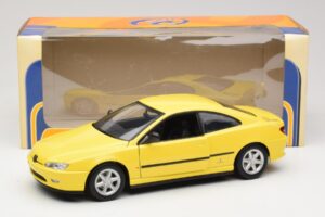 Peugeot 406 Coupe Жълт Gate 1:18 01022 Метал — снимка 8 от 8