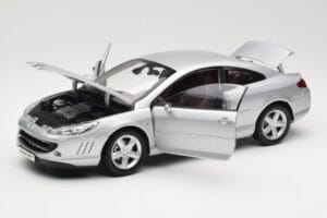 Peugeot 407 Coupe Сребрист Norev 1:18 184747 Метал — снимка 2 от 8