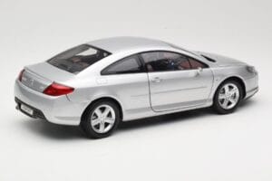 Peugeot 407 Coupe Сребрист Norev 1:18 184747 Метал — снимка 3 от 8