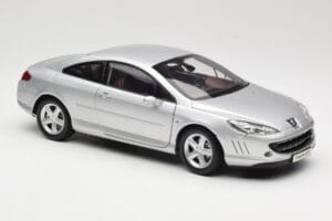 Peugeot 407 Coupe Сребрист Norev 1:18 184747 Метал — снимка 6 от 8