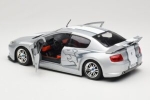 Peugeot 407 Racing Сребрист Solido 1:18 90642 Метал — снимка 5 от 8