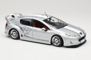 Peugeot 407 Racing Сребрист Solido 1:18 90642 Метал — снимка 6 от 8