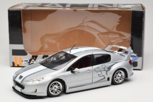 Peugeot 407 Racing Сребрист Solido 1:18 90642 Метал — снимка 8 от 8