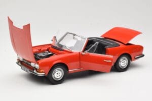 Peugeot 504 Кабриолет Червен Norev 1:18 184754 Метал — снимка 2 от 8